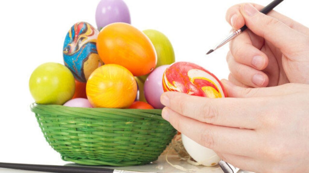 Easter Bushels and Giving Pre-filled Easter Eggs for Easter